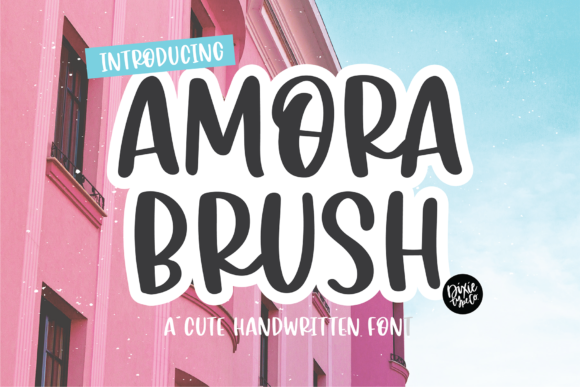 Amora Brush: A Versatile Handwritten Font for Creative Expression