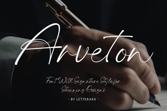 Arveton: The Signature Font That Elevates Your Design