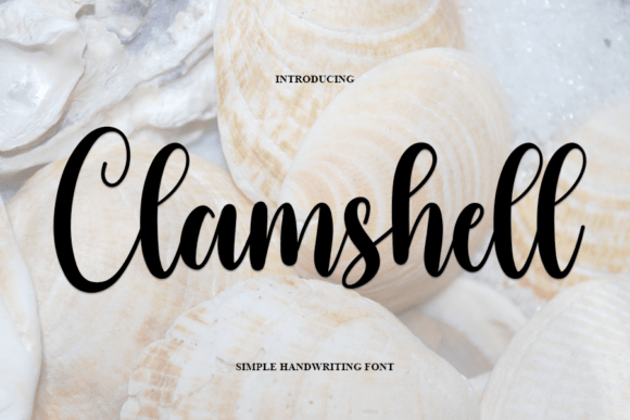 Clamshell: A Delicate Handwritten Font for Creative Expression