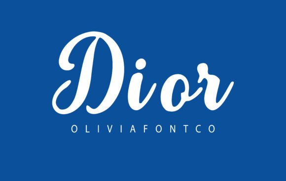 Dior Font: A Romantic Handwritten Style for Creative Expression