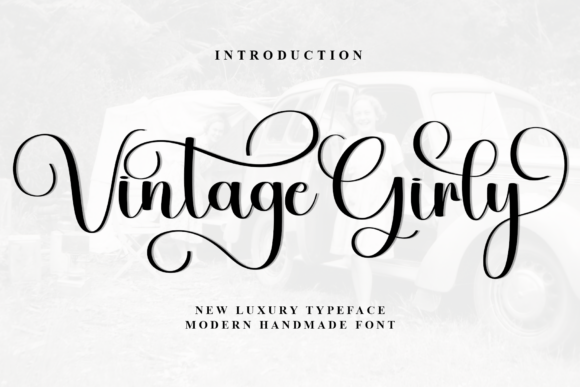 Discover the Timeless Elegance of Vintage Girly: A Font for Every Creative Project