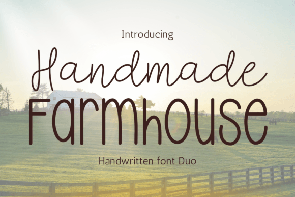 Handmade Farmhouse Font for Creative Projects