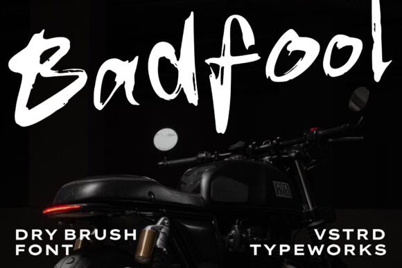 Introducing Badfool – Dry Brush Scribble Font