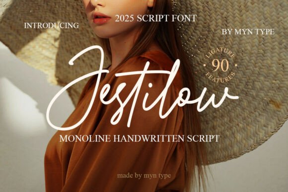 Jestilow: A Minimalist Handwritten Font for Modern Design