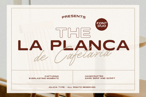 La Planca De Cafetaria: A Versatile Font Duo for Modern Design