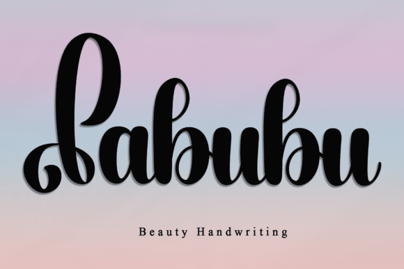 Labubu: A Handwritten Font with Personality and Elegance