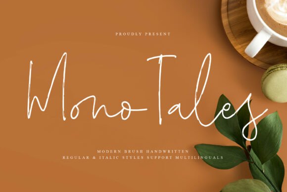 Monotales Regular: A Modern Brush Handwritten Font with Bold Elegance