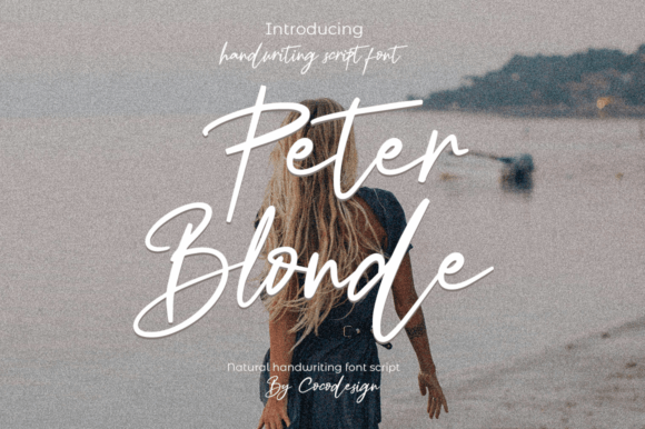 Peter Blonde: A Handwritten Font for Everyday Elegance