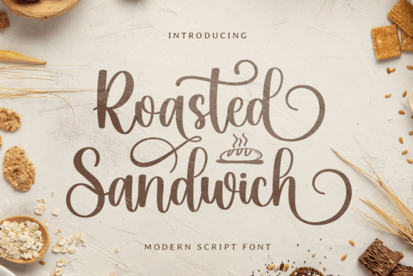 Roasted Sandwich: A Handwritten Font That Adds Warmth and Elegance to Your Designs