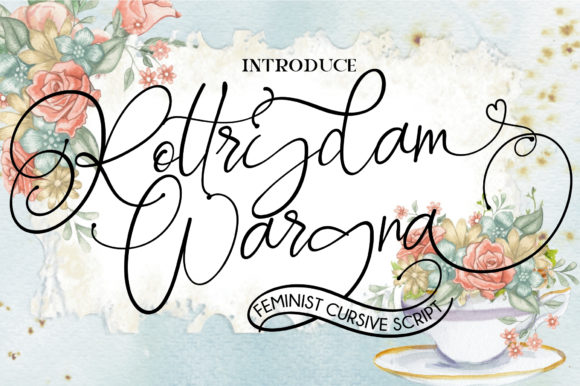 Rottrydam Wargna: A Handwritten Font with a Delicate Touch