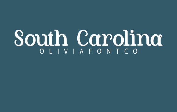 South Carolina Font: A Romantic Handwritten Style for Creative Design
