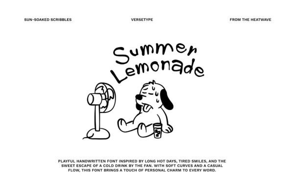 Summer Lemonade Font