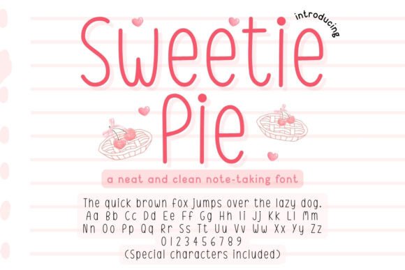 Sweetie Pie Font